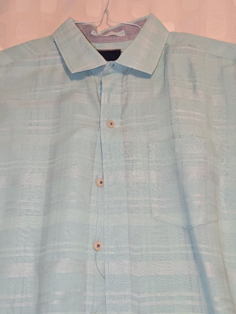 TOMMY BAHAMA linen/cotton Men's long-sleeve, Size L, VG COND!! - Picture 2 of 5